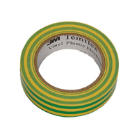 Изолента ПВХ желто-зеленая 15 мм х 10 м Temflex 1300 (бывш. 7000062615)