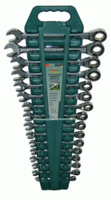 Набор ключей комбинированных трещеточных 8-24 мм, 16 предметов W45516S
