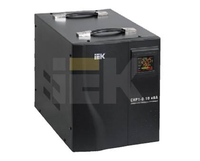 Стабилизатор напряжения однофазный 3000 ВА Uвх=(140-270 В), точность +-8% переносной релейный IEK СНР1-0-3 кВА