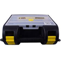 Ящик для электро и пневмоинструментов с органайзером в крышке, пластмассовый (21001) 35,9х32,4х13,7см